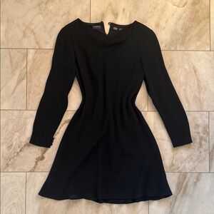 Liz Claiborne Classic Black Long Sleeve Dress
